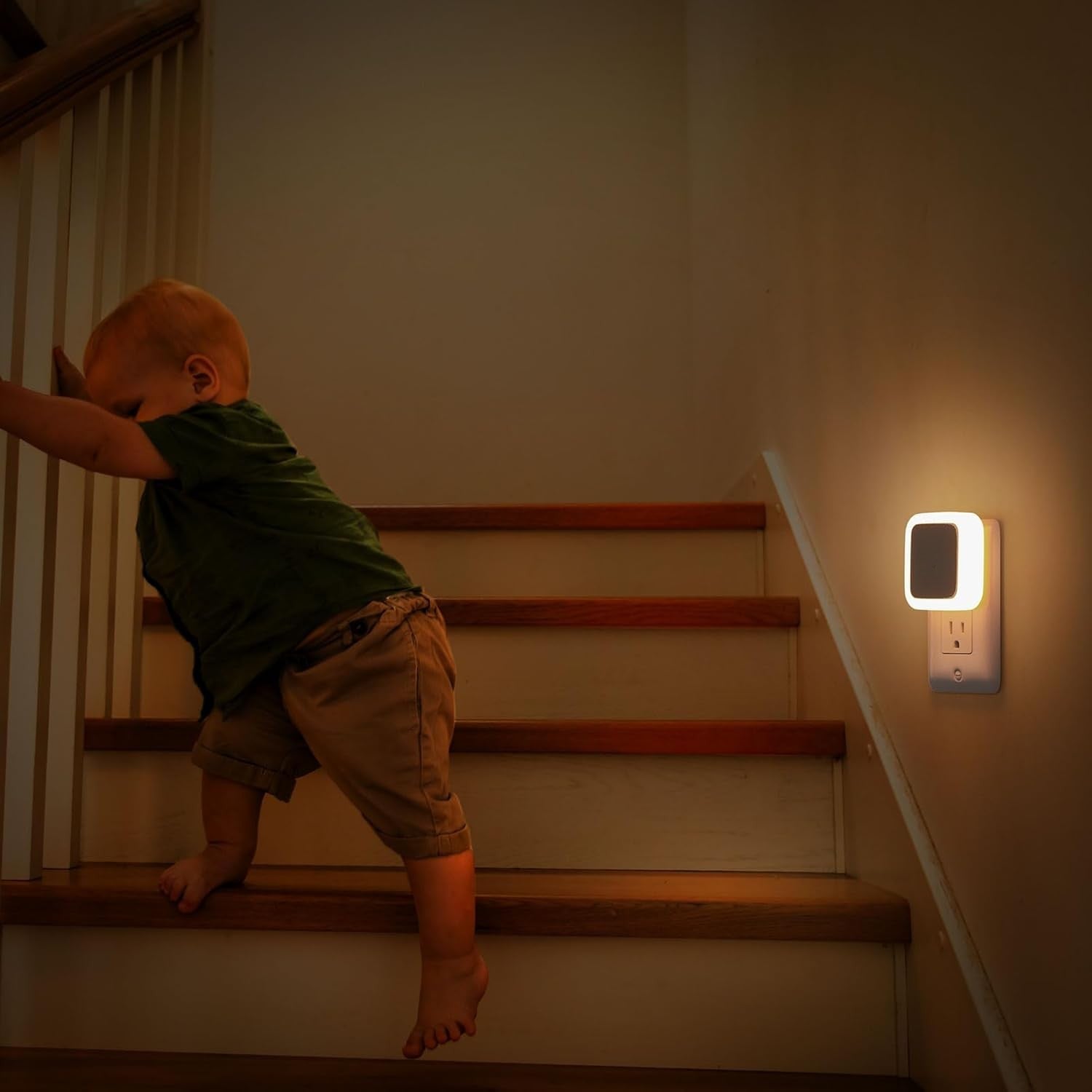 Night Lights Plug into Wall 8-Pack, Nightlight Plug in Night Light, Dusk to Dawn Night Lamp Led (Warm White)